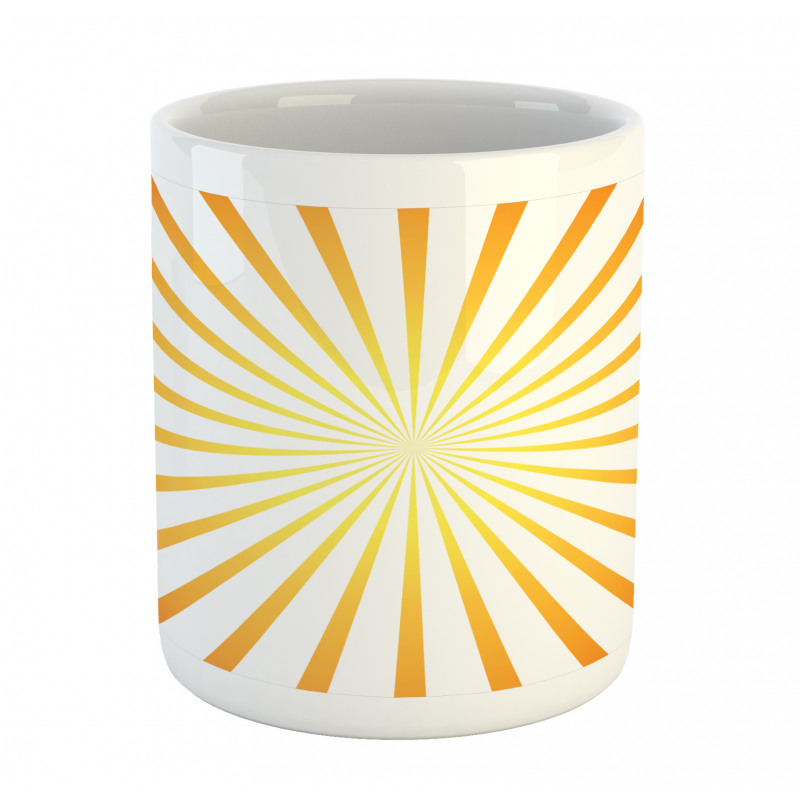 Sunrays in Tangerine Tones Mug