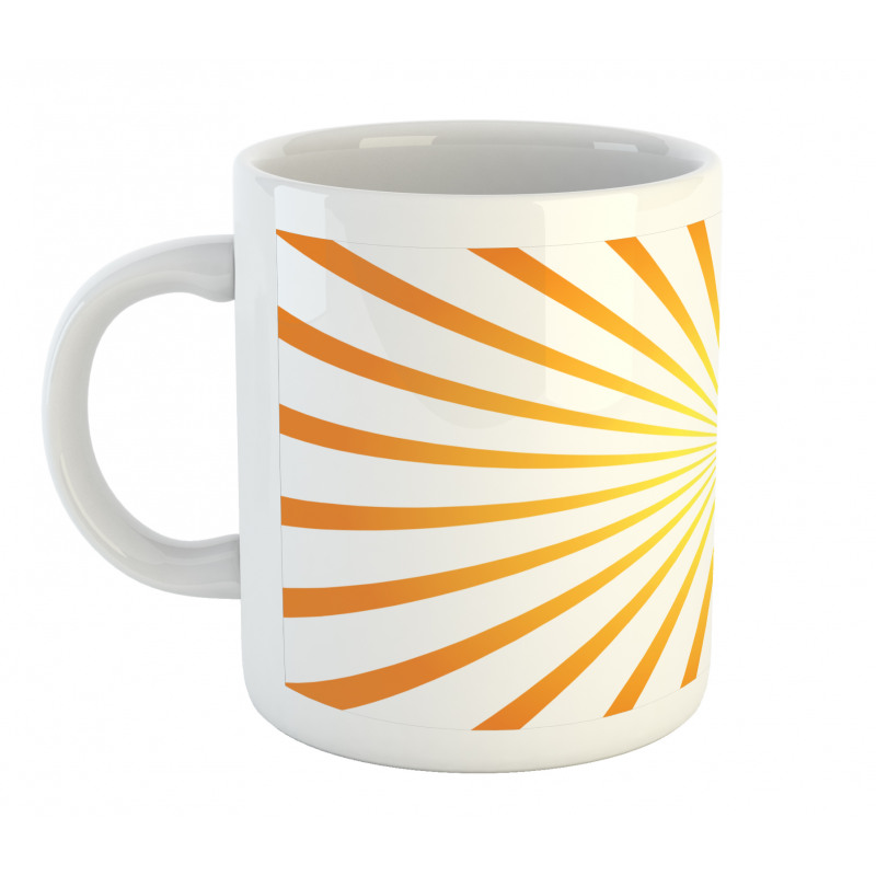 Sunrays in Tangerine Tones Mug