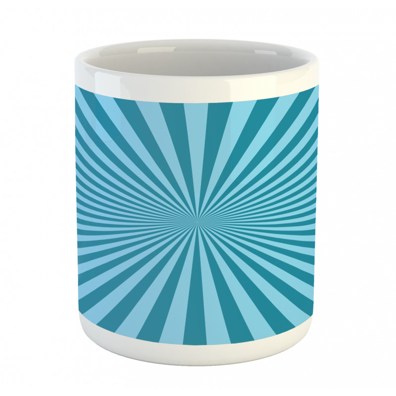 Monochrome Nostalgic Rays Mug