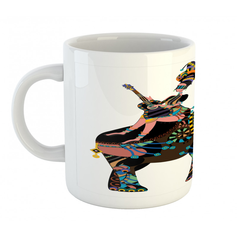 Woman on Mammal Mug