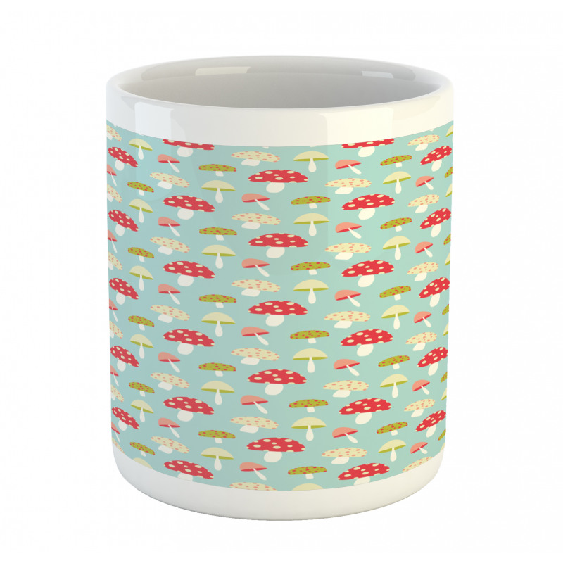 Cartoon Style Polka Dotted Mug