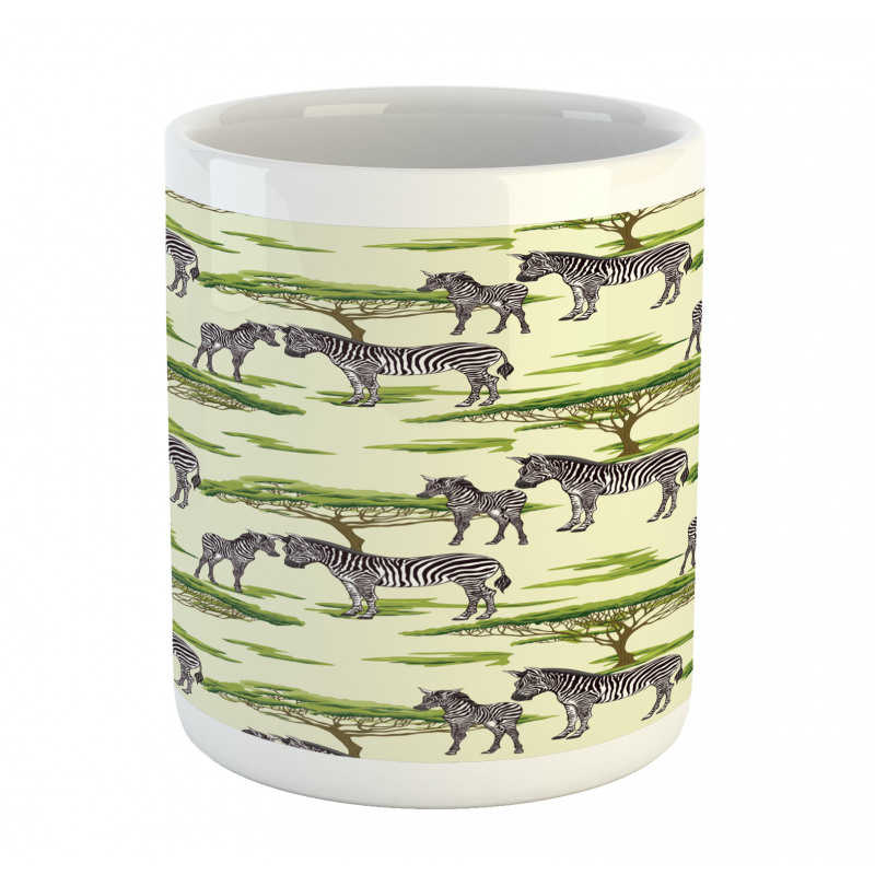 Wildlife Animals in a Forest Mug