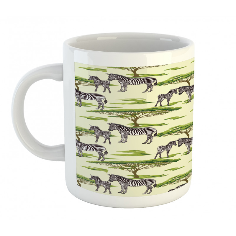 Wildlife Animals in a Forest Mug