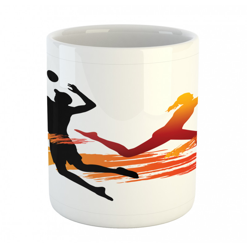 Male and Female Striking Mug