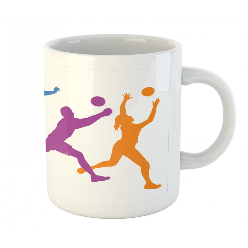 Man and Woman Playing Mug