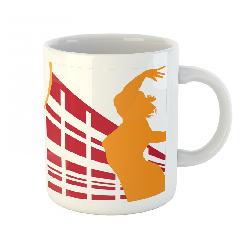 Summer Tones Lady Player Mug