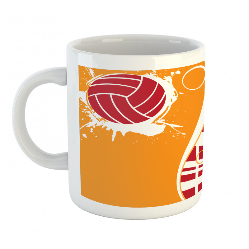 Summer Tones Lady Player Mug