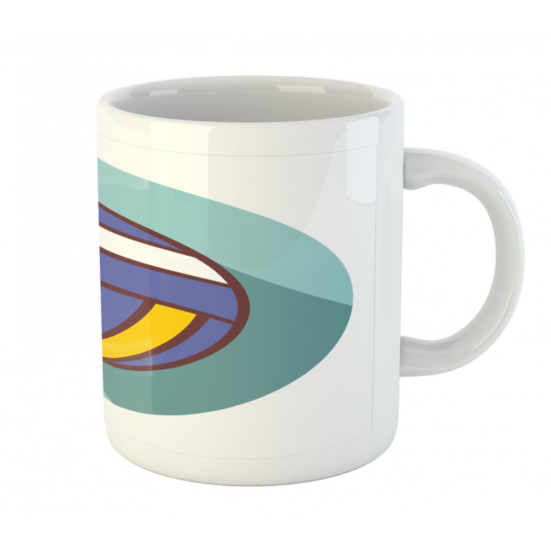 Round Graphic Logo Style Mug