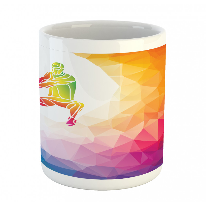 Polygonal Geometric Man Mug