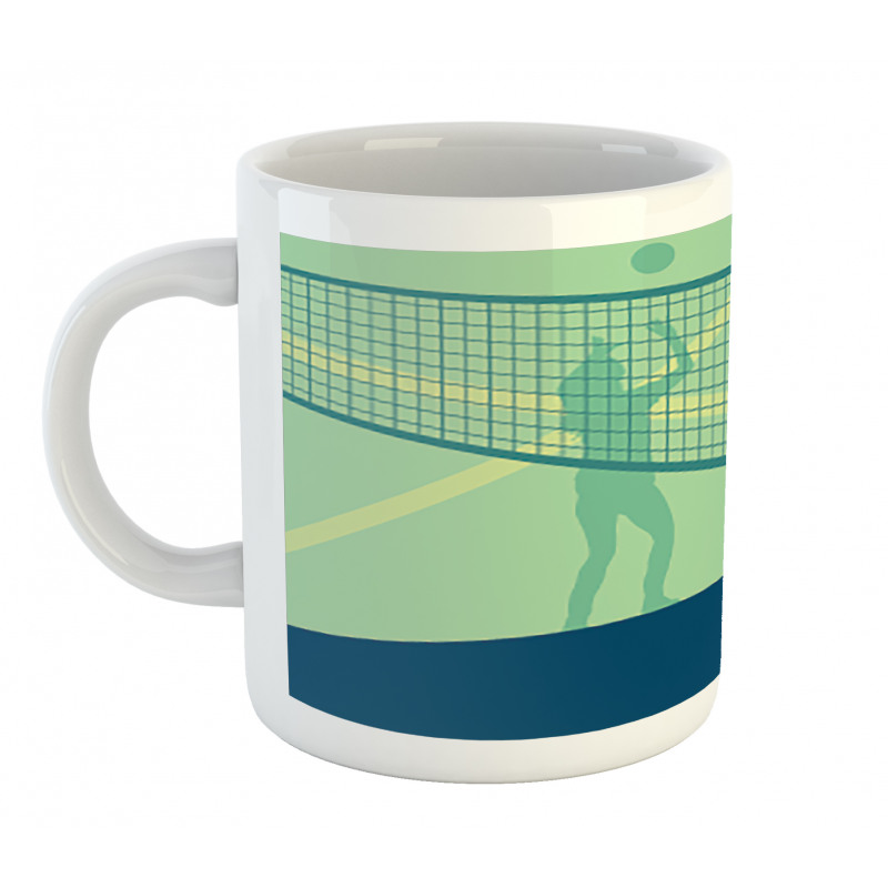 Females Competing Scene Mug