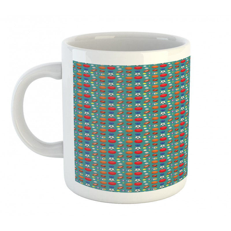 Colorful Various Balls Design Mug