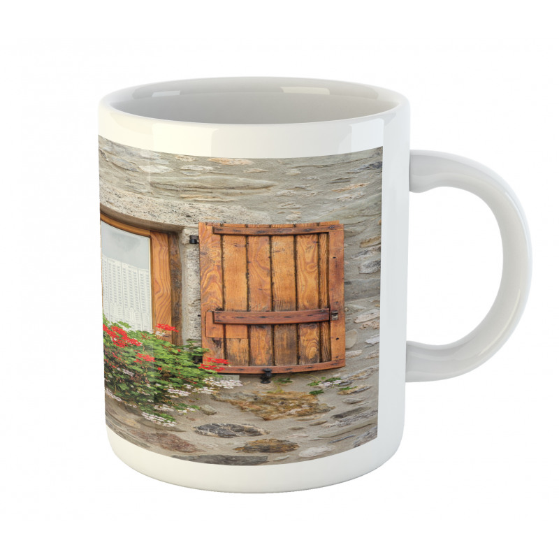 Stone House with Window Mug