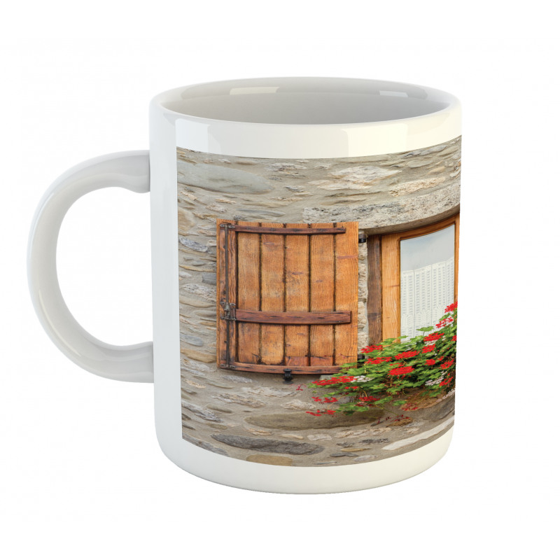 Stone House with Window Mug