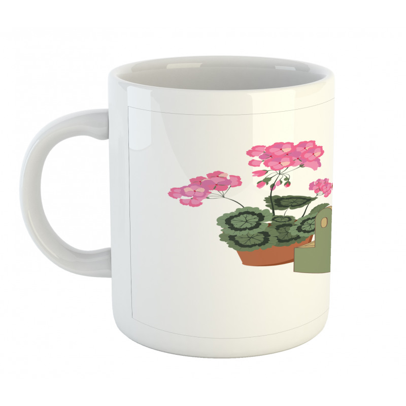 Flowers and Garden Tools Mug