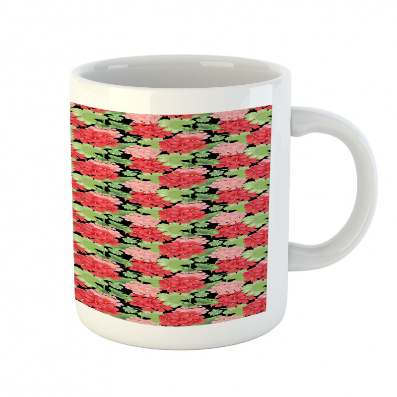 Victorian Flowers Leaves Mug