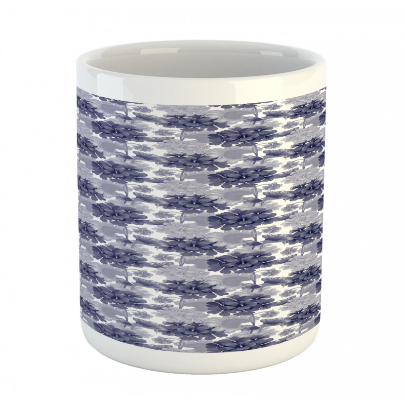 Flowers in Cold Tones Mug