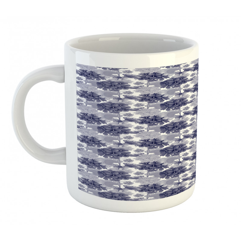 Flowers in Cold Tones Mug