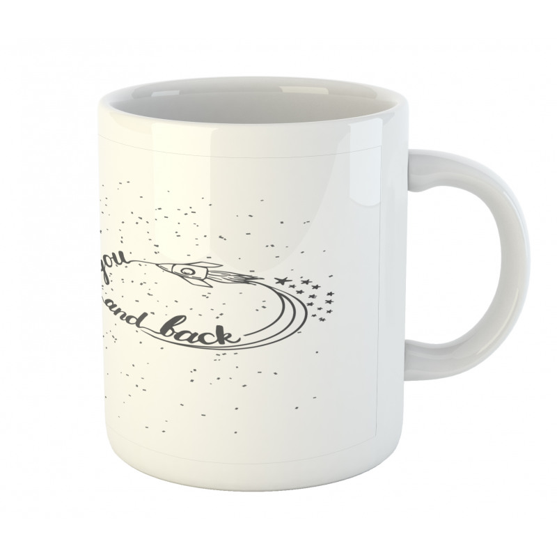 Endless Loop Stars Moon Mug