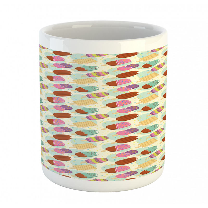 Summertime Tasty Motif Mug