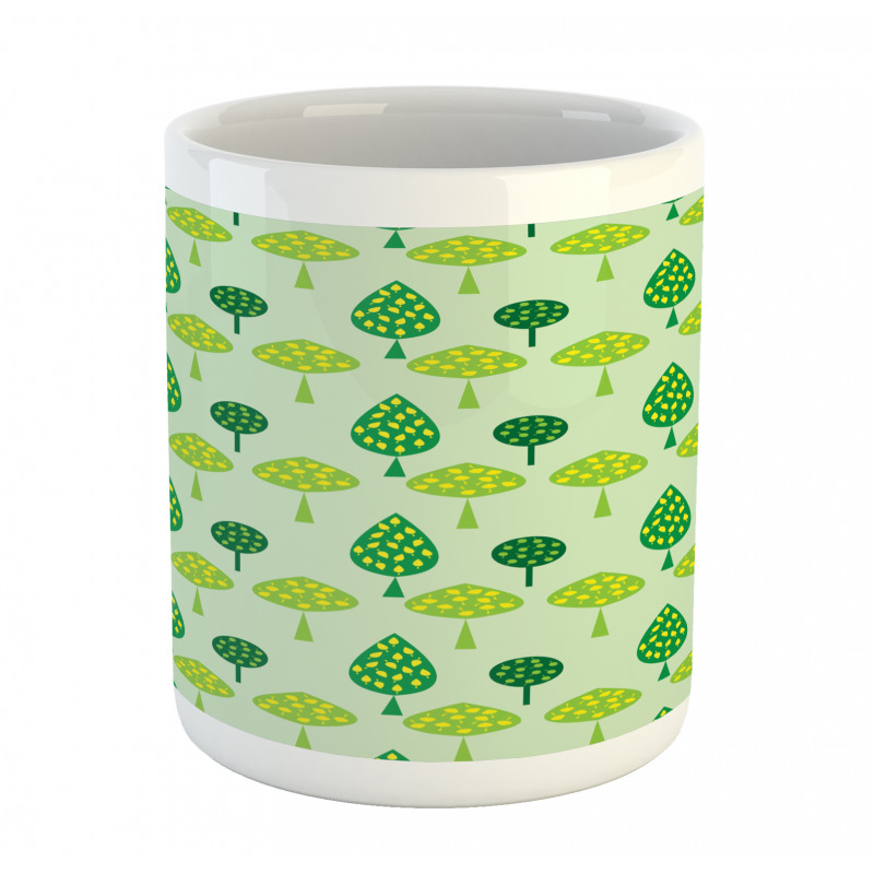 Abstract Trees Blossoming Mug