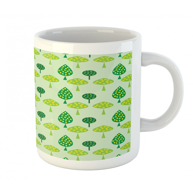 Abstract Trees Blossoming Mug