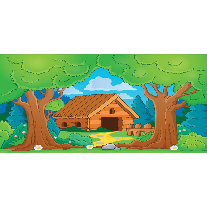 Wooden Shed in Forest Mug