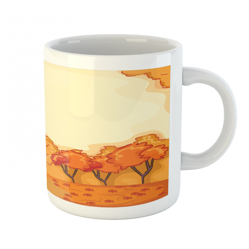 Lodge and Maple Trees Mug