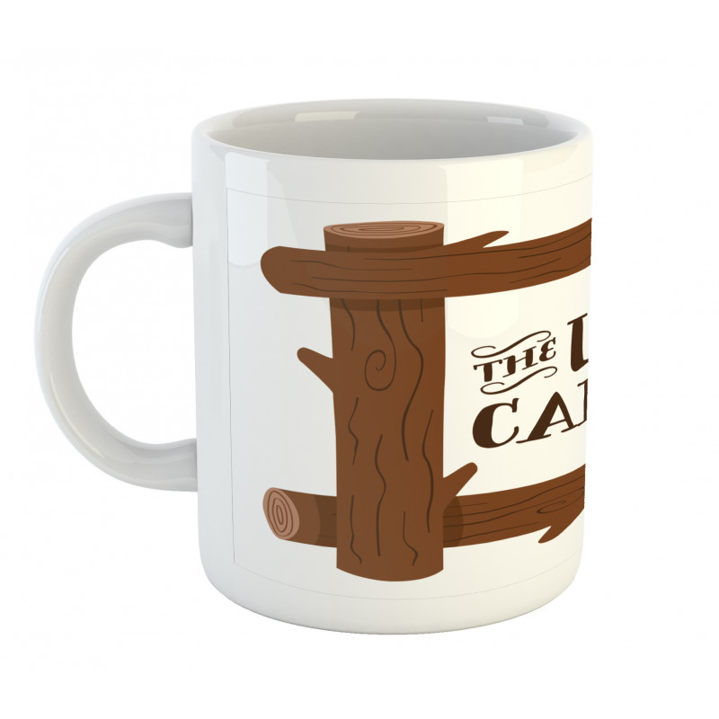 Wooden Square Frame Art Mug