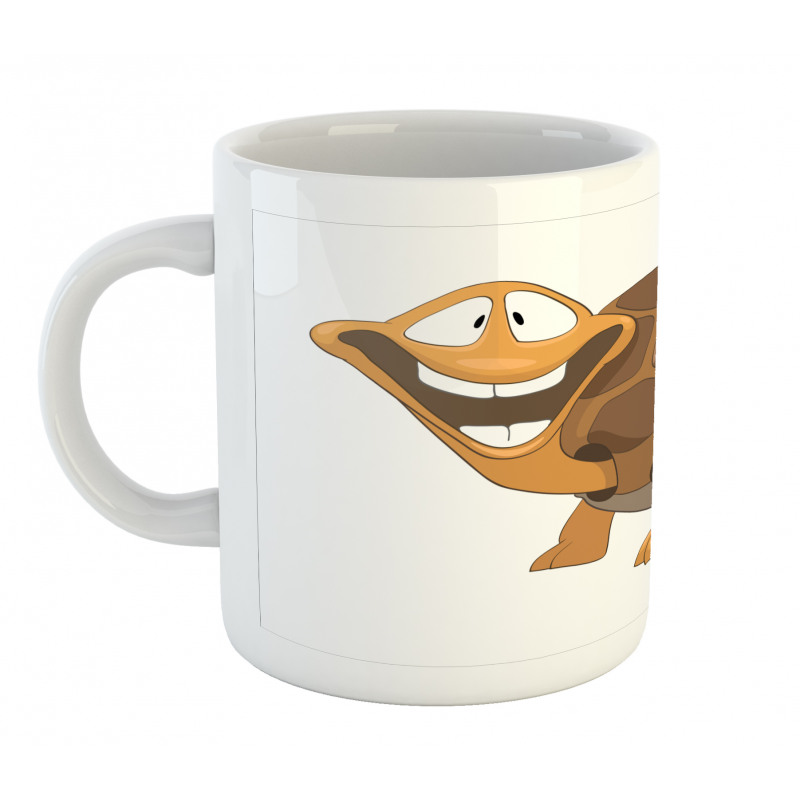 Single Happy Turtle Design Mug