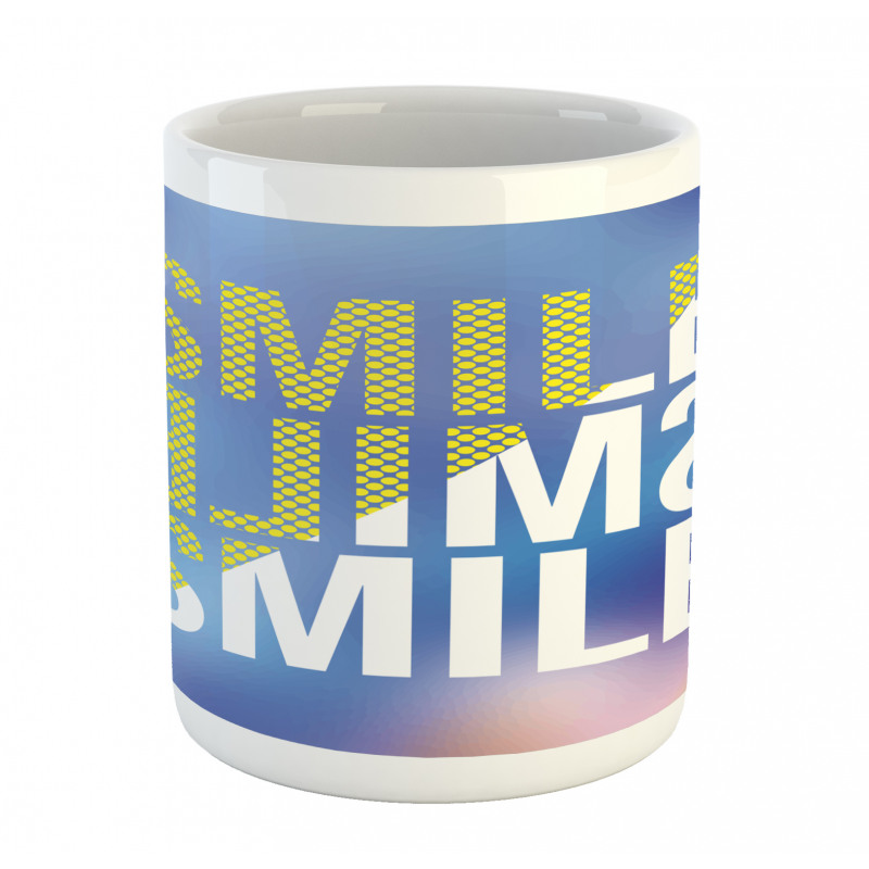 Modern Design Positive Word Mug