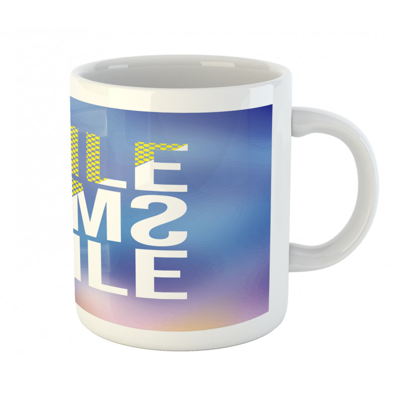 Modern Design Positive Word Mug