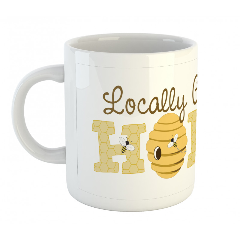 Locally Grown Calligraphy Mug