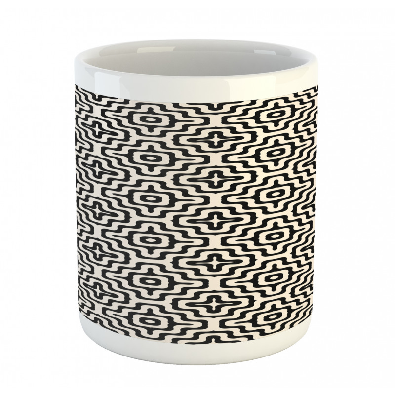 Wavy Geometric Mug