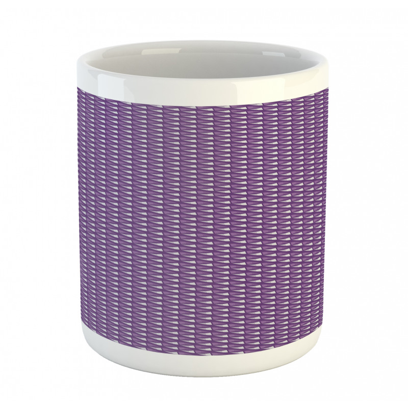 Diagonal Violet Mug