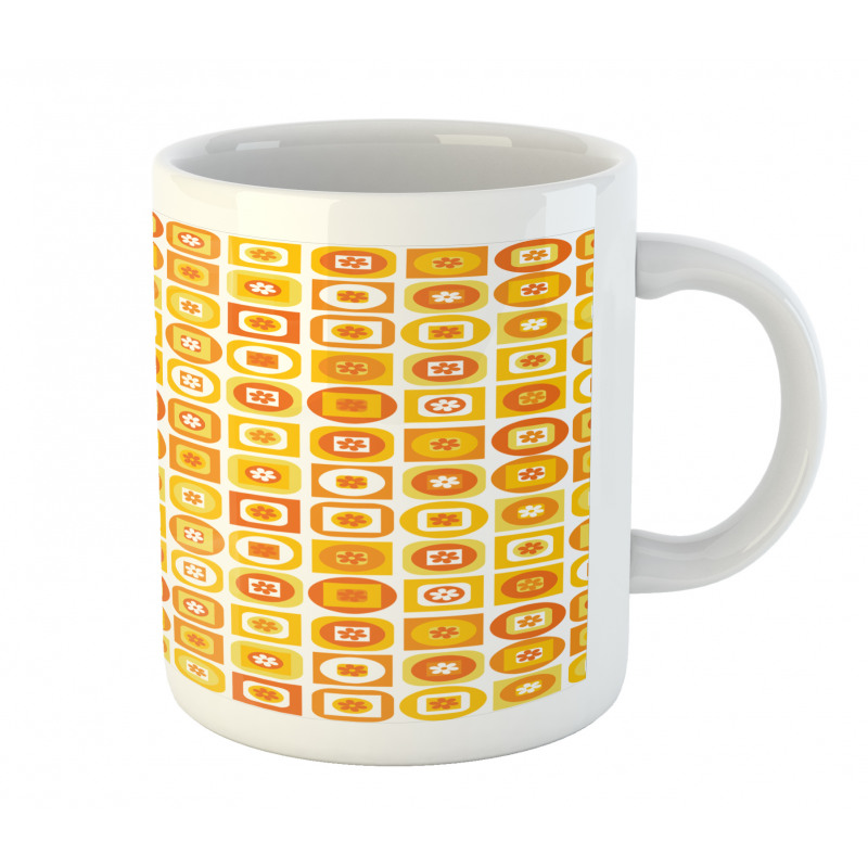 Cubes Squares Geometric Art Mug