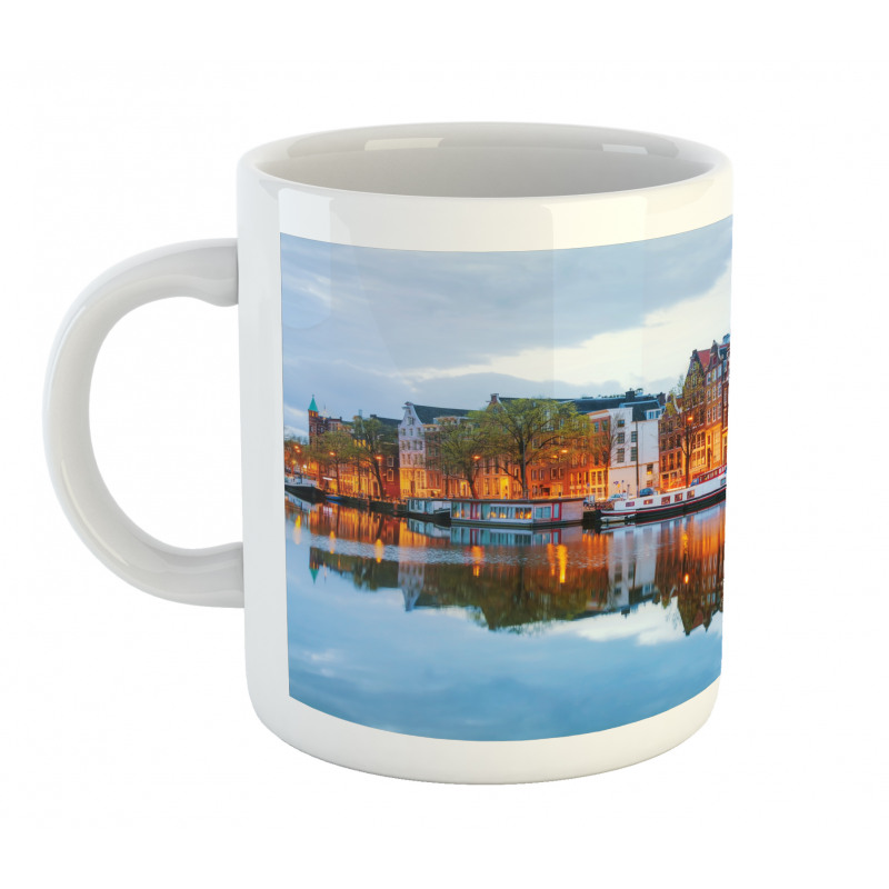 Dutch Houses and Amstel River Mug