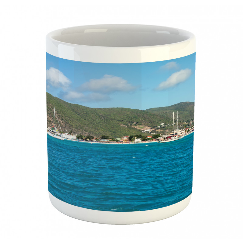 Coast of Sint Marteen Island Mug