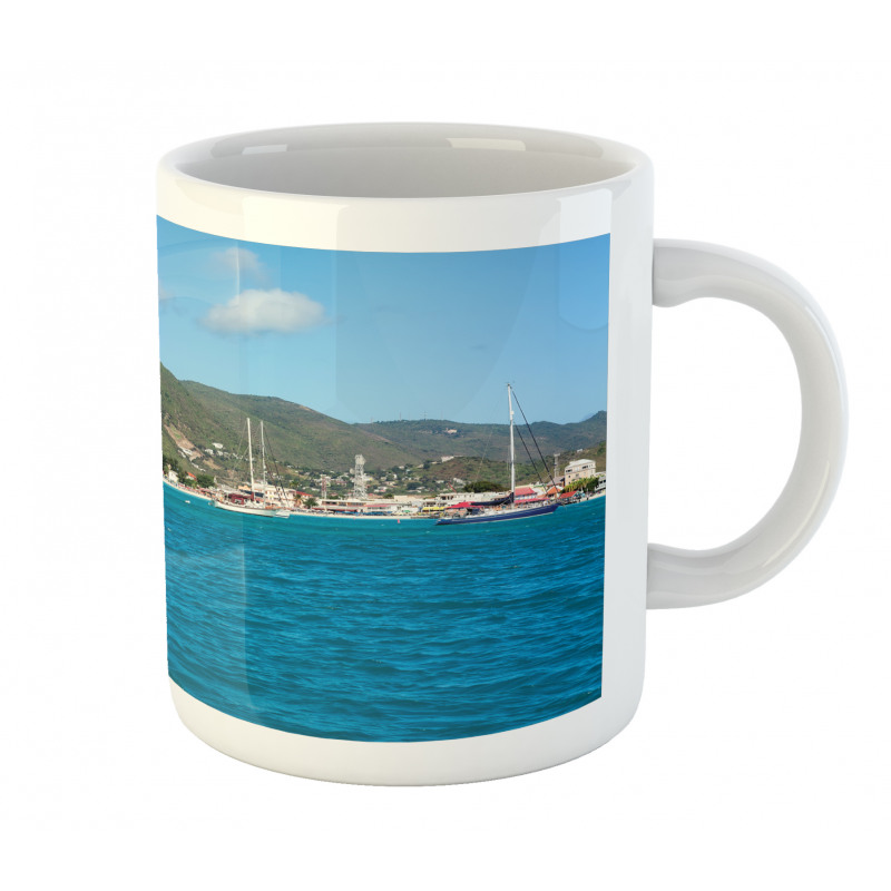 Coast of Sint Marteen Island Mug