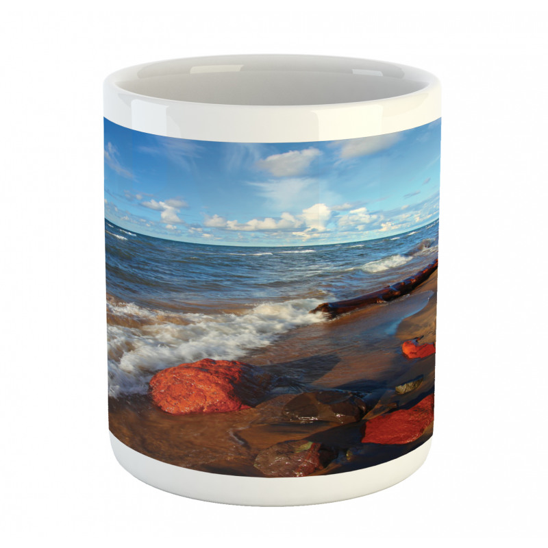 Beachy Summer Scenery Mug