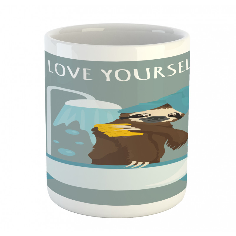 Bathing Lazy Animal Mug