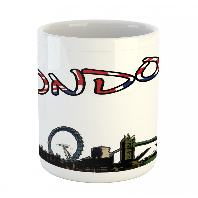 London Tower Cartoon Mug