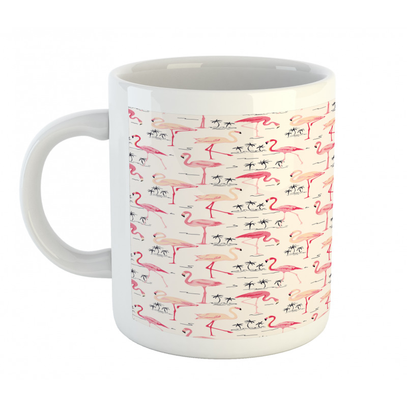 Wild Bird Love Vintage Mug