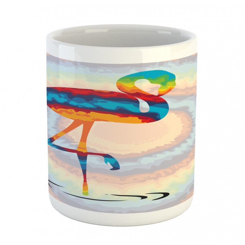 Rainbow Colored Birds Mug