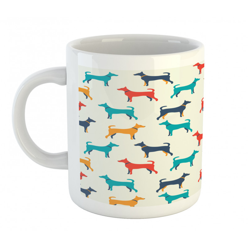 Retro Dog Mug