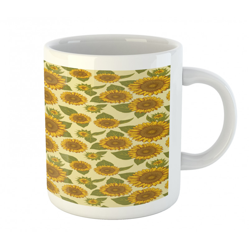 Funky Style Sunflower Mug