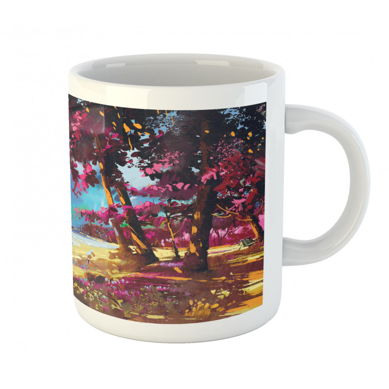 Summer Blossom Trees Mug