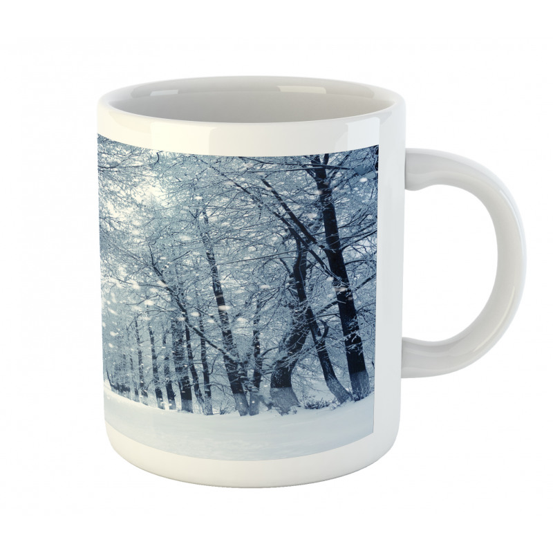 Wildlife Snowy Trees Mug
