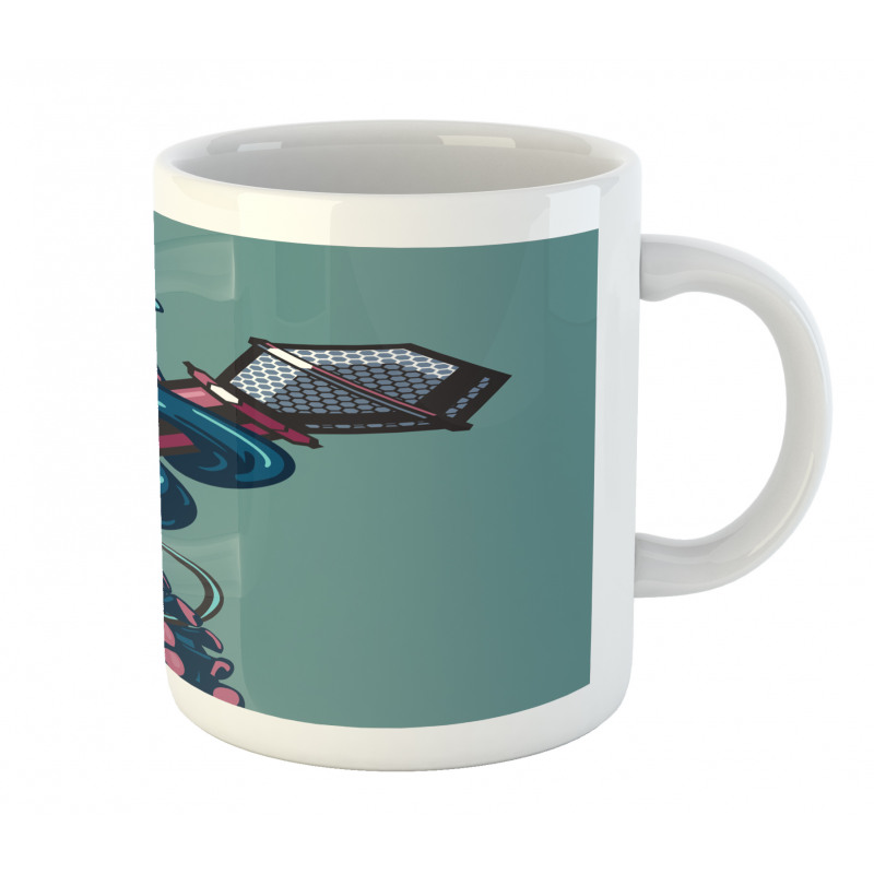 Tentacle with a Microphone Mug