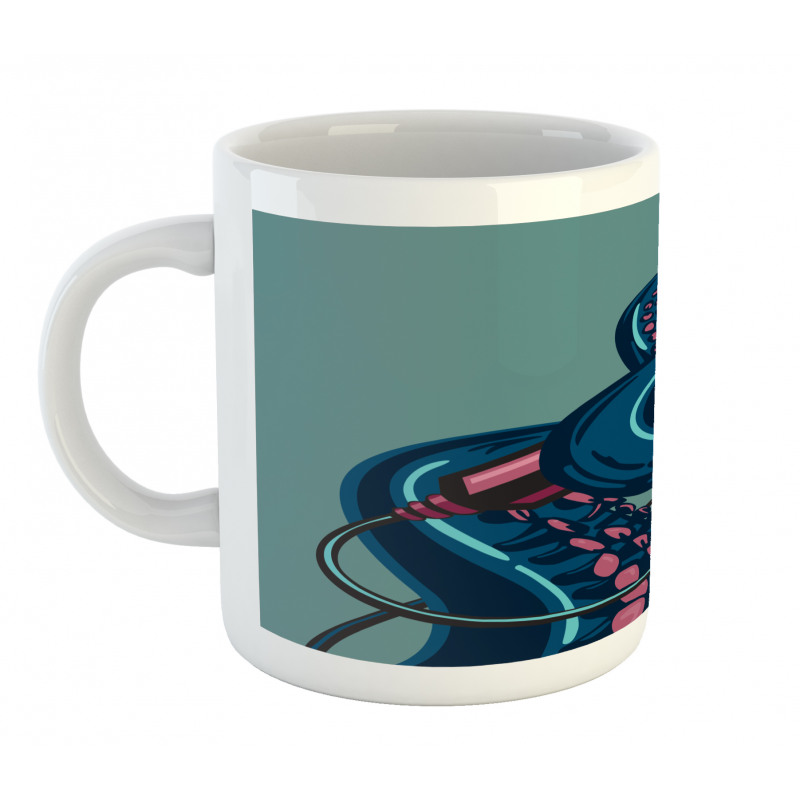 Tentacle with a Microphone Mug