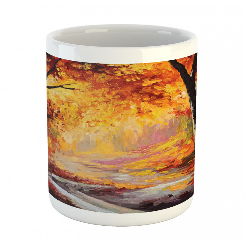 Forest Trees Leaves Mug